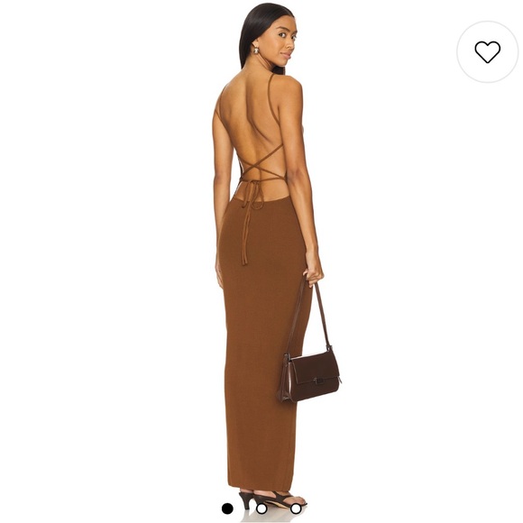 Brown Maxi Dress - Picture 1 of 4